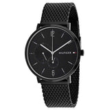 Tommy Hilfiger Brooklyn Black Dial Black Mesh Bracelet Watch for Men - 1791507 Buy Now By Tommy Hilfiger