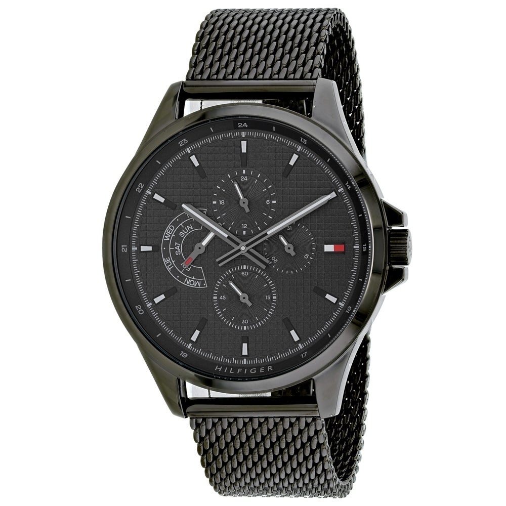 Tommy Hilfiger Shawn Chronograph Quartz Grey Dial Grey Mesh Bracelet Watch for Men - 1791613 Buy Now By Tommy Hilfiger