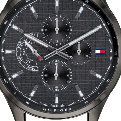 Tommy Hilfiger Shawn Chronograph Quartz Grey Dial Grey Mesh Bracelet Watch for Men - 1791613 Buy Now By Tommy Hilfiger