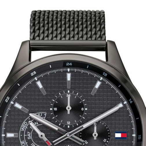 Tommy Hilfiger Shawn Chronograph Quartz Grey Dial Grey Mesh Bracelet Watch for Men - 1791613 Buy Now By Tommy Hilfiger