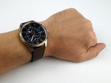 Tommy Hilfiger Dean Multifunctional Blue Dial Brown Leather Strap Watch for Men - 1791275 Buy Now By Tommy Hilfiger
