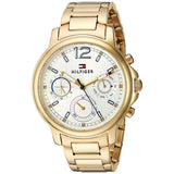 Tommy Hilfiger Claudia White Dial Gold Steel Strap Watch for Women - 1781742 Buy Now By Tommy Hilfiger