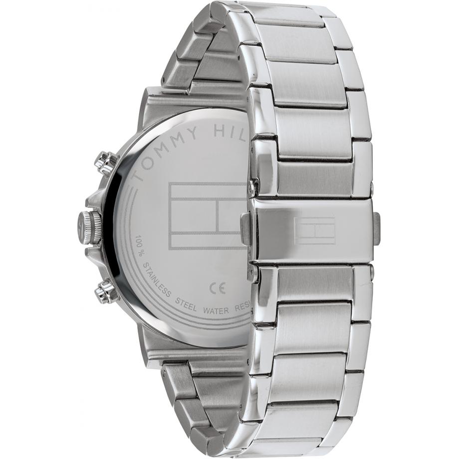 Tommy Hilfiger Chronograph Grey Dial Silver Steel Strap Watch for Men - 1710382 Buy Now By Tommy Hilfiger