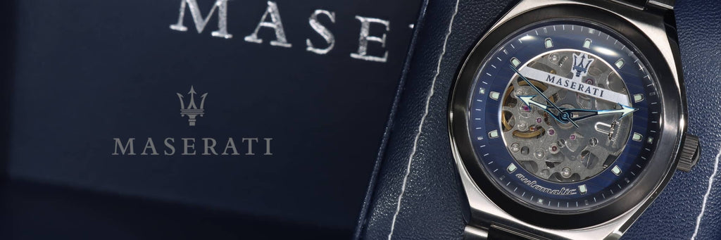 Maserati Triconic Automatic Skeleton Blue Dial Watch For Men - R8823139001 Buy Now By Maserati