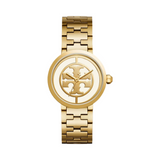 Tory Burch Reva Gold Dial Gold Steel Strap Watch for Women - TBW4025 Buy Now By Tory Burch