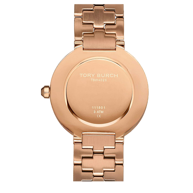 Tory Burch Reva Rose Gold Dial Rose Gold Steel Strap Watch for Women - TBW4028 Buy Now By Tory Burch