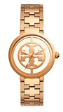Tory Burch Reva Rose Gold Dial Rose Gold Steel Strap Watch for Women - TBW4028 Buy Now By Tory Burch