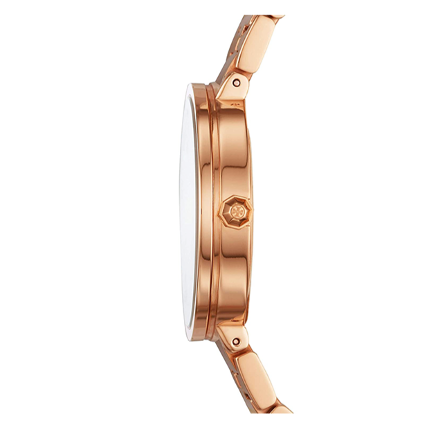 Tory Burch Reva Rose Gold Dial Rose Gold Steel Strap Watch for Women - TBW4028 Buy Now By Tory Burch