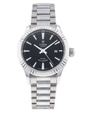 Tudor Style Automatic Black Dial Silver Steel Strap Watch for Men - M12710-0003 Buy Now By Tudor
