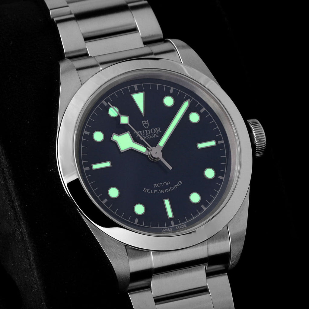 Tudor Black Bay Automatic Blue Dial Silver Steel Strap Watch for Men - M79540-0004 Buy Now By Tudor