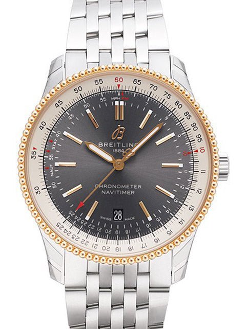 Breitling Navitimer Automatic 41mm Grey Dial Silver Steel Strap Mens Watch - U17326211M1A1 Buy Now By Breitling