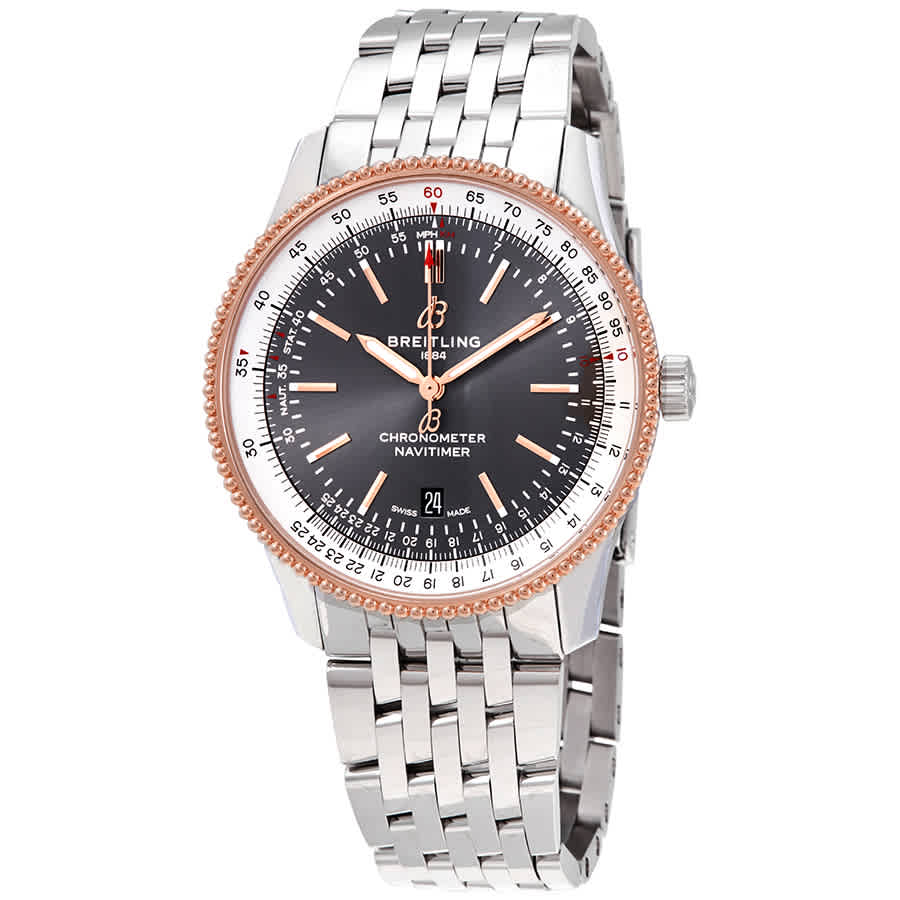 Breitling Navitimer Automatic 41mm Grey Dial Silver Steel Strap Mens Watch - U17326211M1A1 Buy Now By Breitling