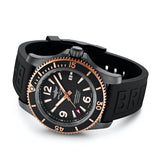 Breitling Superocean Automatic 46mm Black Dial Black Rubber Strap Watch for Men - U17368221B1S1 Buy Now By Breitling