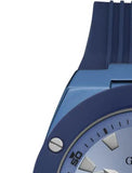 Guess Poseidon Blue Dial Blue Rubber Strap Watch for Men - GW0057G3 Buy Now By Guess
