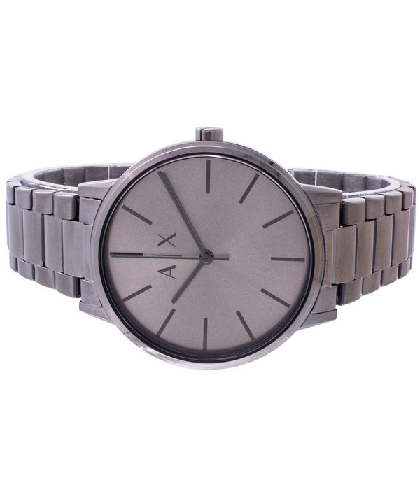 Armani Exchange Cayde Analog Grey Dial Grey Steel Strap Watch For Men - AX2722 Buy Now By Armani Exchange