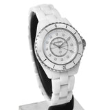 Chanel J12 Diamonds Mother of Pearl White Dial White Steel Strap Watch for Women - J12 H5704 Buy Now By Chanel