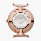 Emporio Armani Retro Quartz Silver Dial Rose Gold Steel Strap Watch For Women - AR1776 Buy Now By Emporio Armani