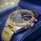 Maserati Competizione Chronograph Black Dial Two Tone Steel Strap Watch For Men - R8853100016 Buy Now By Maserati