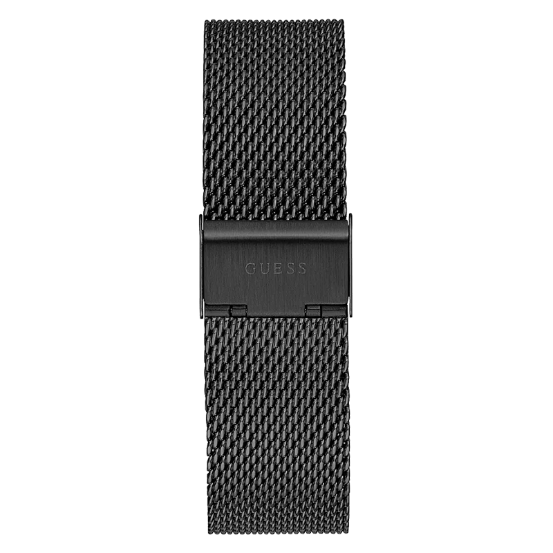 Guess Analog Multifunction Black Dial Black Mesh Bracelet Watch for Men - GW0368G3 Buy Now By Guess