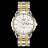 Tissot T Classic Automatics III White Dial Two Tone Steel Strap Watch For Men - T065.430.22.031.00 Buy Now By Tissot