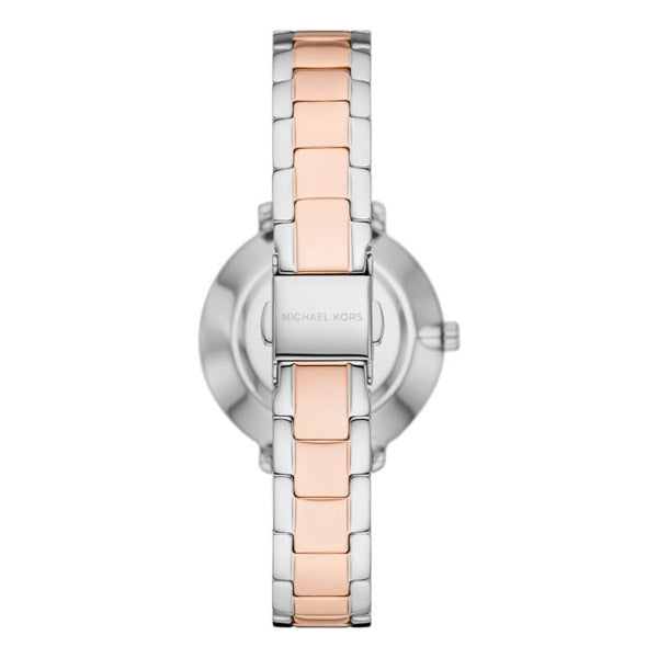 Michael Kors Pyper Quartz Mother of Pearl White Dial Two Tone Steel Strap Watch For Women - MK1066 Buy Now By Michael Kors