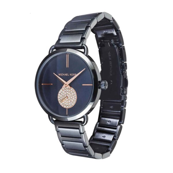 Michael Kors Portia Blue Dial Blue Stainless Steel Strap Watch for Women - MK3680 Buy Now By Michael Kors