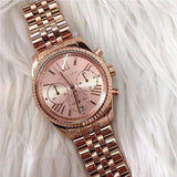 Michael Kors Lexington Rose Gold Dial Rose Gold Steel Strap Watch for Women - MK5569 Buy Now By Michael Kors