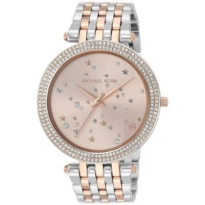 Michael Kors Darci Rose Gold Dial Two Tone Steel Strap Watch for Women - MK3726 Buy Now By Michael Kors