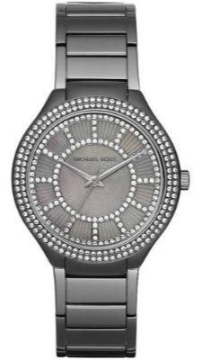 Michael Kors Kerry Gunmetal Dial Steel Strap Watch for Women - MK3410 Buy Now By Michael Kors