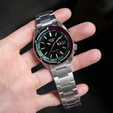 Seiko 5 Sports SKX Series Regatta Timer Retro Blue Dial Silver Steel Strap Watch For Men - SRPK13K1 Buy Now By Seiko