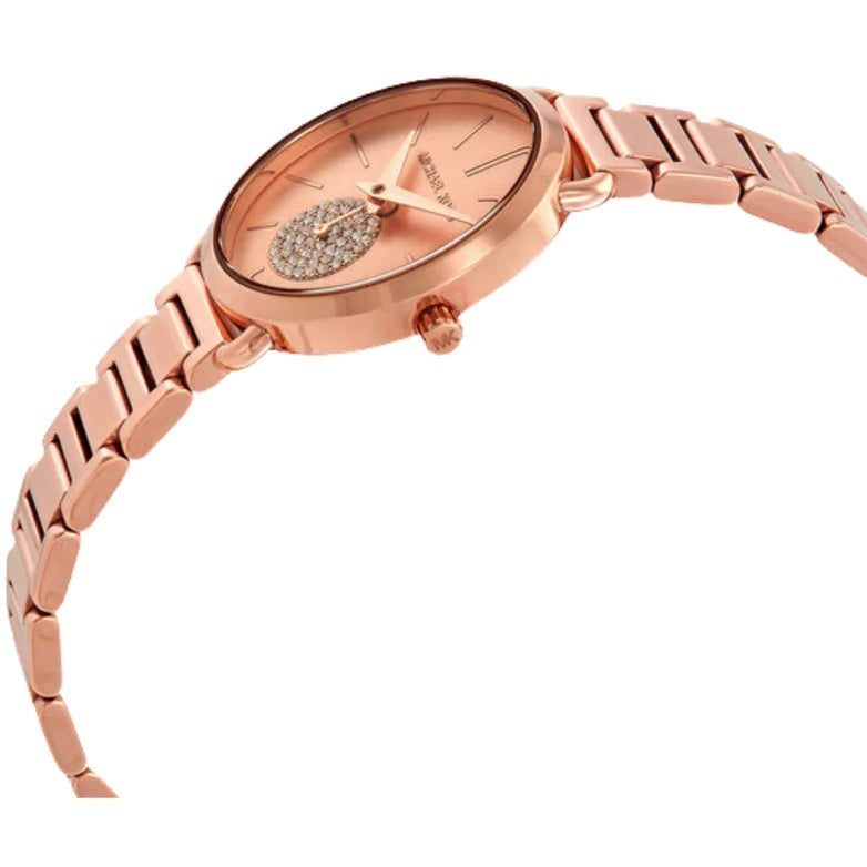 Michael Kors Portia Analog Quartz Rose Gold Dial Rose Gold Steel Strap Watch For Women - MK3839 Buy Now By Michael Kors