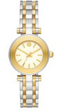 Tory Burch Classic T White Dial Two Tone Steel Strap Watch for Women - TBW9013 Buy Now By Tory Burch