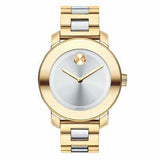 Movado Bold Silver Dial Two Tone Steel Strap Watch for Women - 3600129 Buy Now By Movado