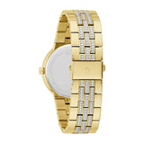 Bulova Crystal Collection Silver Dial Two Tone Steel Strap Watch for Men - 98K102 Buy Now By Bulova