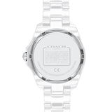 Coach Preston White Dial White Steel Strap Watch for Women - 14503462 Buy Now By Coach