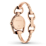 Gucci Horsebit Collection Black Dial Rose Gold Steel Strap Watch For Women - YA139507 Buy Now By Gucci