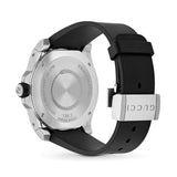 Gucci Dive Quartz Kingsnake Black Dial Black Rubber Strap Watch For Men - YA136217 Buy Now By Gucci