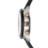 Tag Heuer Carrera Chronograph Black Dial Black Leather Strap Watch for Men - CBN2A5A.FC6481 Buy Now By Tag Heuer