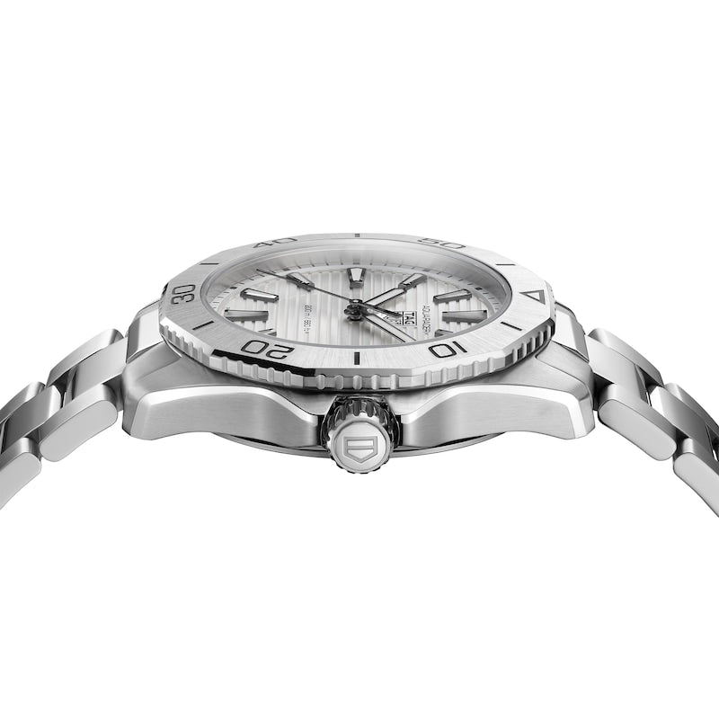 Tag Heuer Aquaracer Professional 200 Quartz Silver Dial Silver Steel Strap Watch for Men - WBP1111.BA0627 Buy Now By Tag Heuer