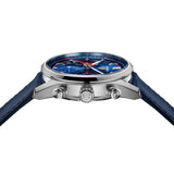 Tag Heuer Carrera Chronograph Blue Dial Blue Leather Strap Watch for Men - CBN201D.FC6543 Buy Now By Tag Heuer