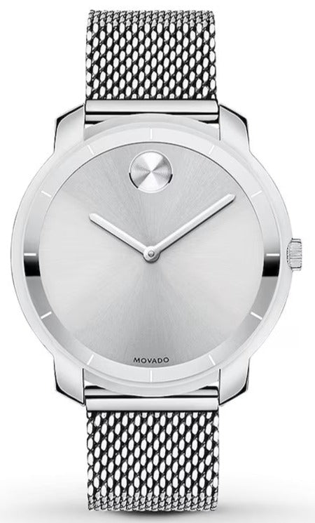 Movado Bold Silver Dial Silver Mesh Bracelet Watch For Women - 3600241 Buy Now By Movado