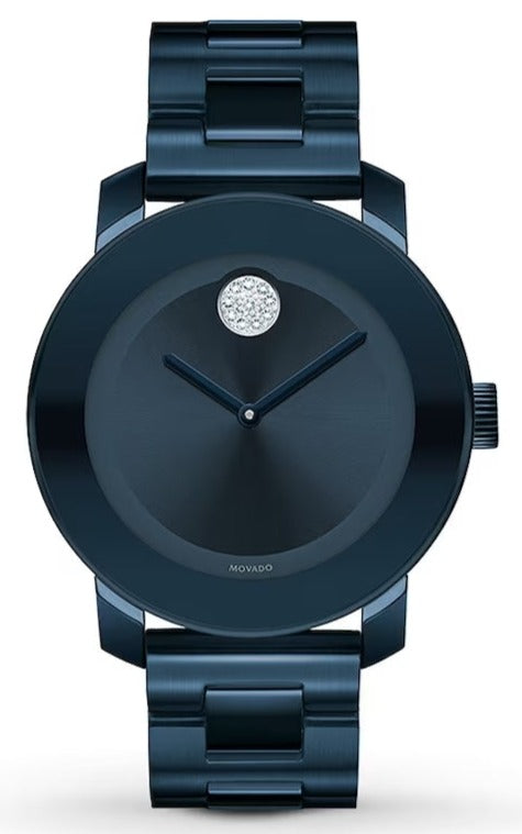 Movado Bold Blue Dial Blue Steel Strap Watch For Women - 3600388 Buy Now By Movado