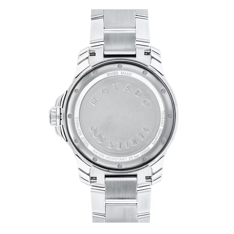 Movado Series 800 Green Dial Silver Steel Strap Watch For Men - 2600136 Buy Now By Movado