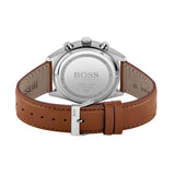 Hugo Boss Champion White Dial Brown Leather Strap Watch for Men - 1513879 Buy Now By Hugo Boss