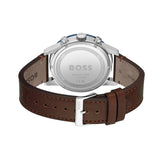 Hugo Boss Allure Blue Dial Brown Leather Strap Watch for Men - 1513921 Buy Now By Hugo Boss