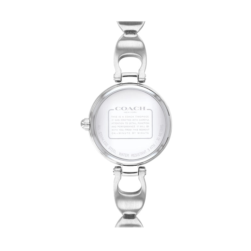 Coach Park Crystals Silver Dial Silver Steel Strap Watch for Women - 14503170 Buy Now By Coach