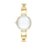 Coach Park Diamonds Gold Dial Gold Steel Strap Watch for Women - 14503171 Buy Now By Coach