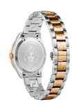 Versace Hellenyium Quartz Brown Dial Two Tone Steel Strap Watch For Men - V11040015 Buy Now By Versace