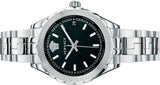 Versace Hellenyium Black Dial Silver Steel Strap Watch for Women - V12020015 Buy Now By Versace