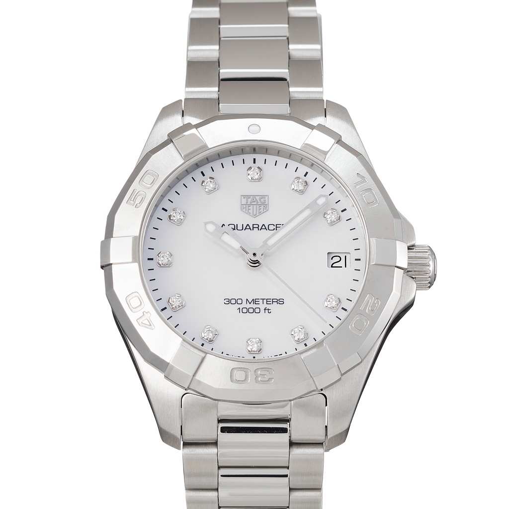 Tag Heuer Aquaracer White Mother of Pearl Dial Watch for Women - WBD1314.BA0740 Buy Now By Tag Heuer
